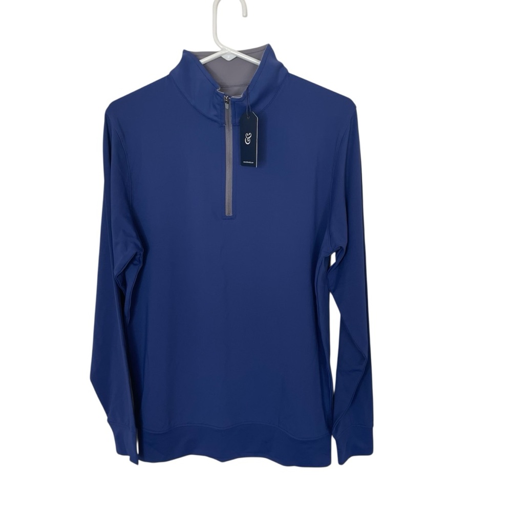 NWT‎ Collars & Co Navy Blue DriRelease® Performance Pullover Small